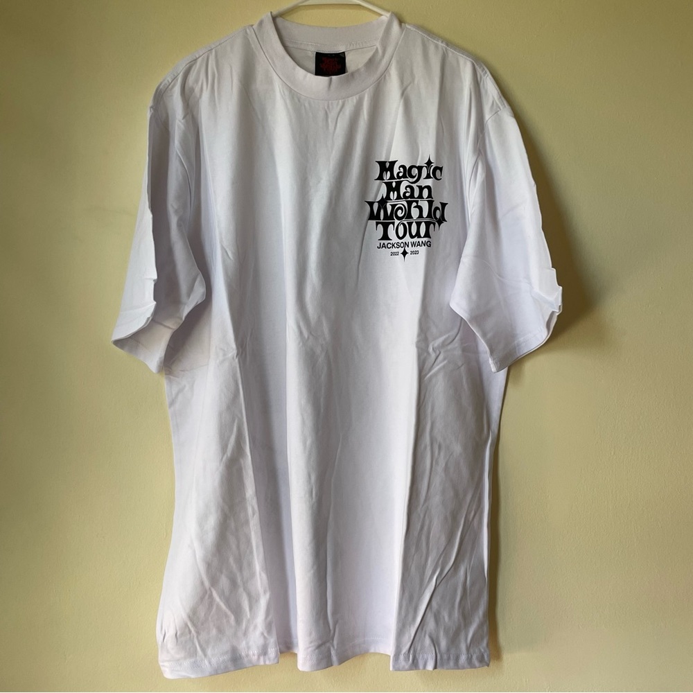Jackson Wang Official Tour Merch, One Size T-Shirt, Magic Man World Tour (XL)